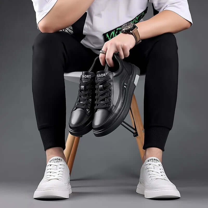 Men’s Leather Sneakers – Genuine & Timeless