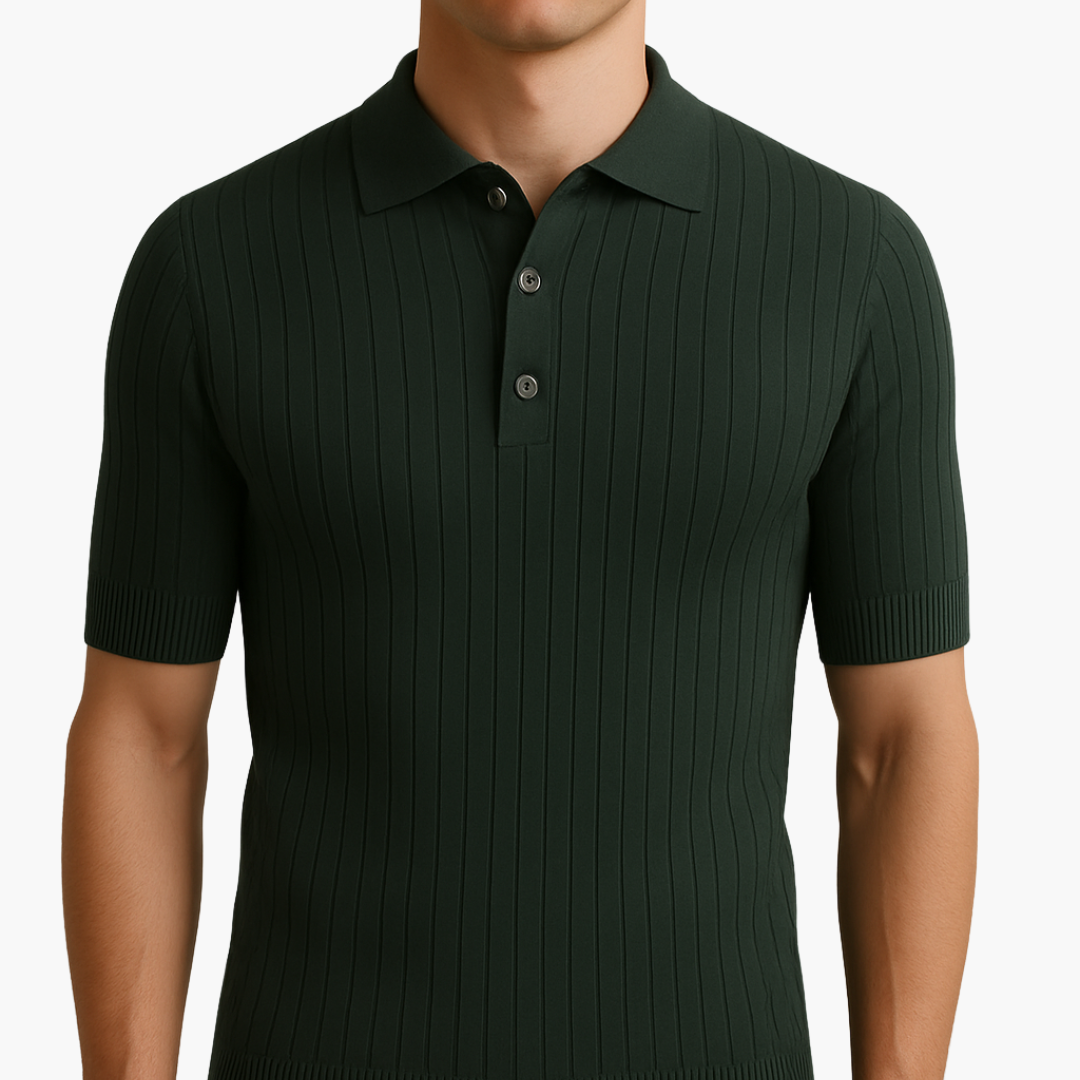Donte Knitted Polo – Lightweight Elegance