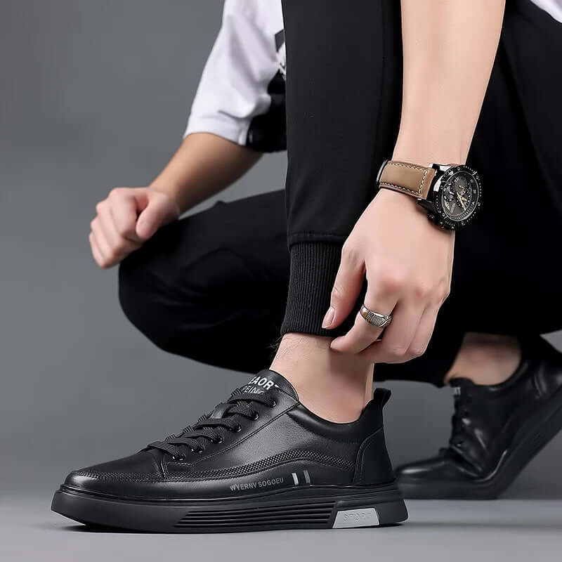 Men’s Leather Sneakers – Genuine & Timeless
