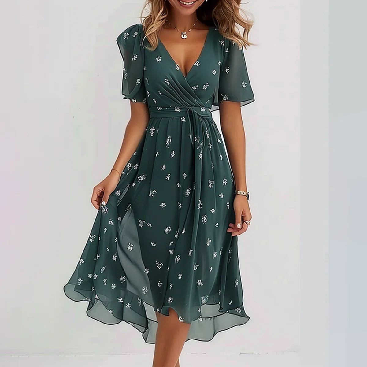 Celeste Chiffon Summer Dress