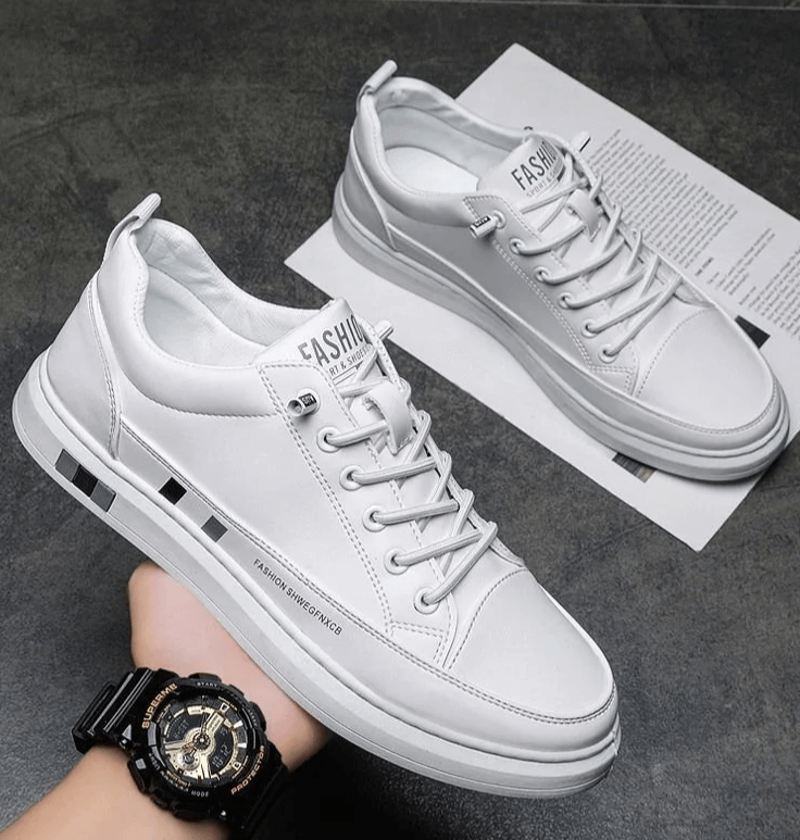 Men’s Leather Sneakers – Genuine & Timeless