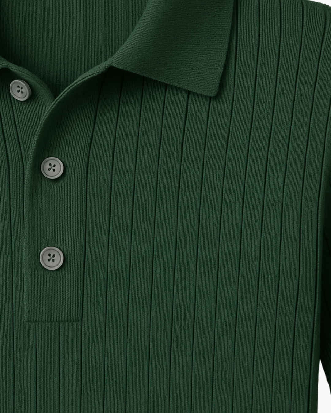 Donte Knitted Polo – Lightweight Elegance