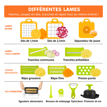 Trancheur & Râpe Multifonction